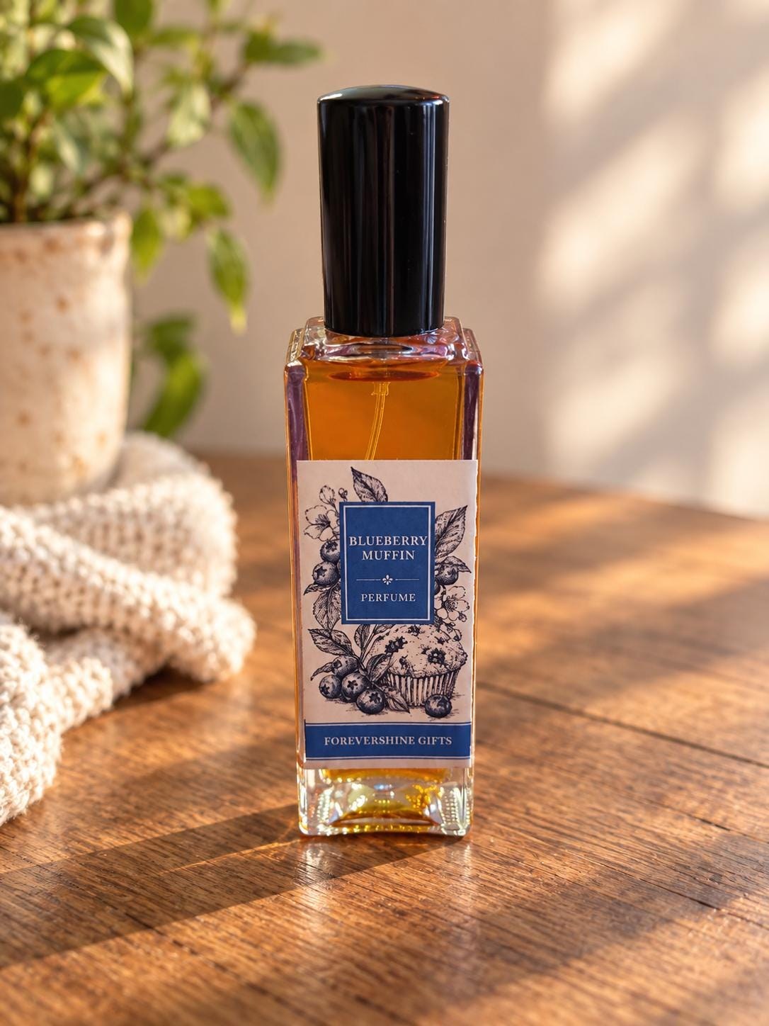 Blueberry Muffin Perfume | 1 oz Blueberry Fragrance | Sweet Perfume | Warm Cozy Scent | Handmade Perfume Gift