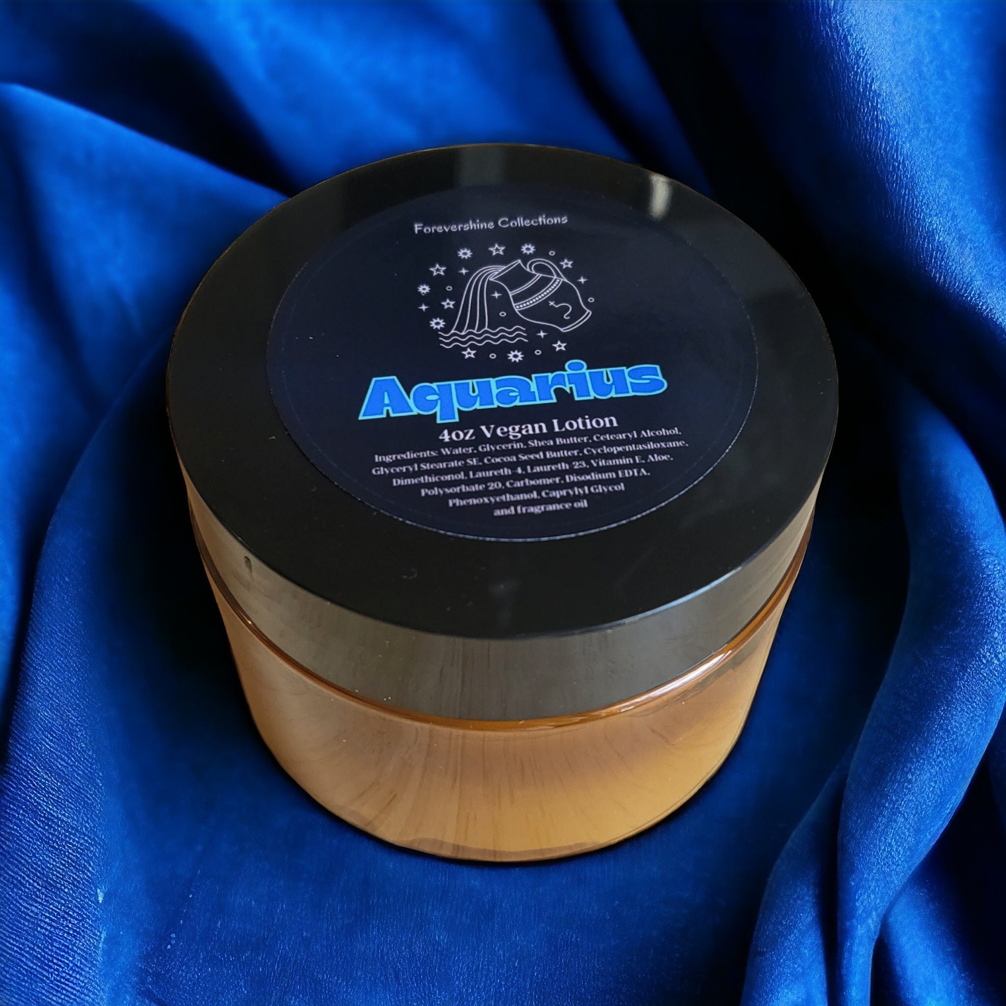 Aquarius Scented Vegan Lotion - Zodiac Gift (4oz)