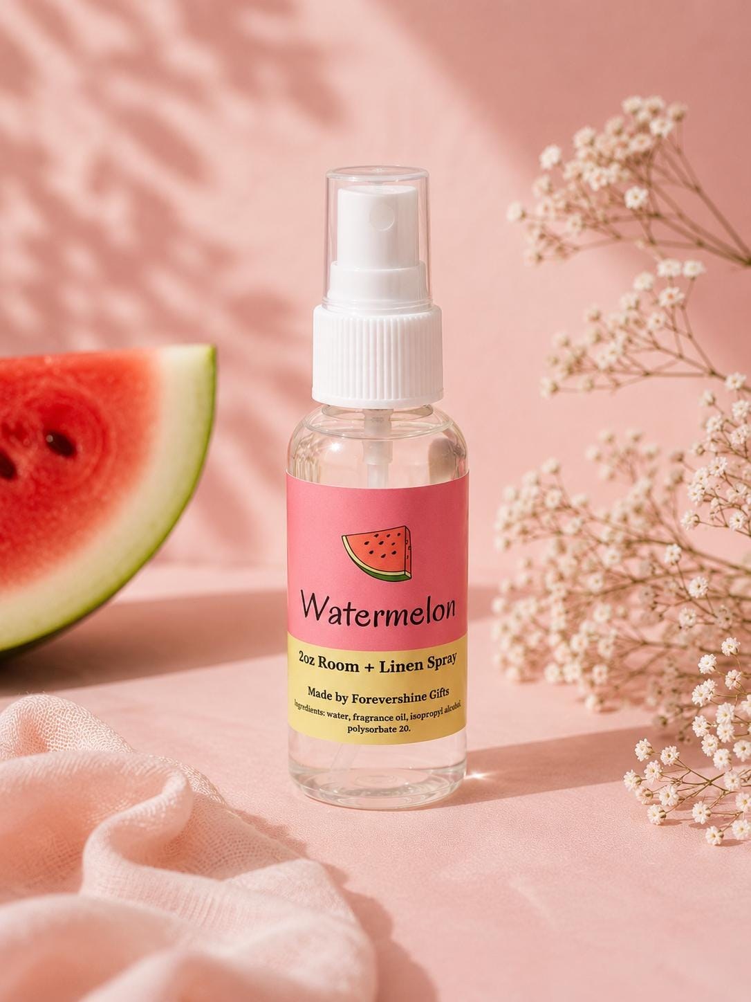 Watermelon Scented Room & Linen Spray - 2oz