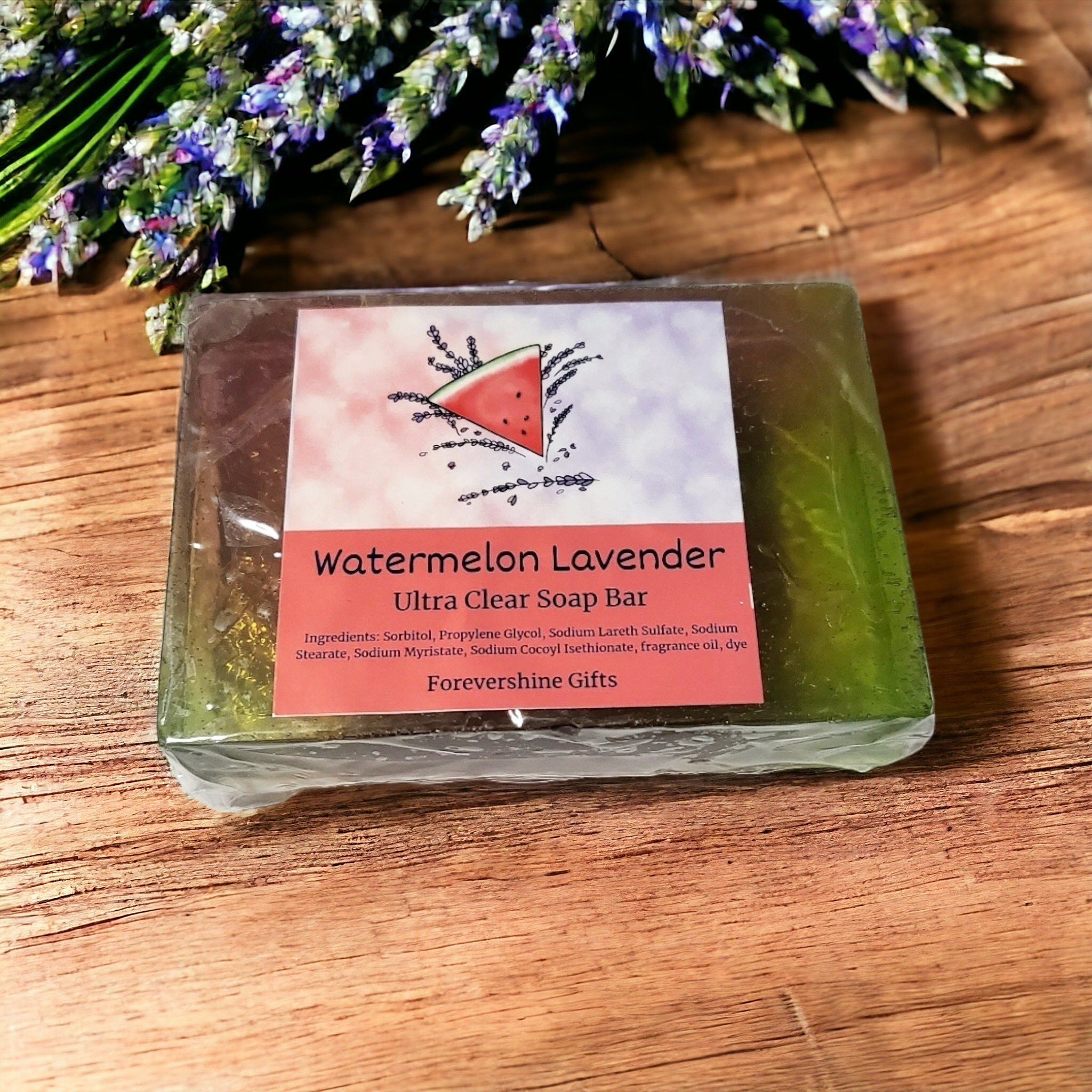 Watermelon Lavender Scented Ultra Clear Soap