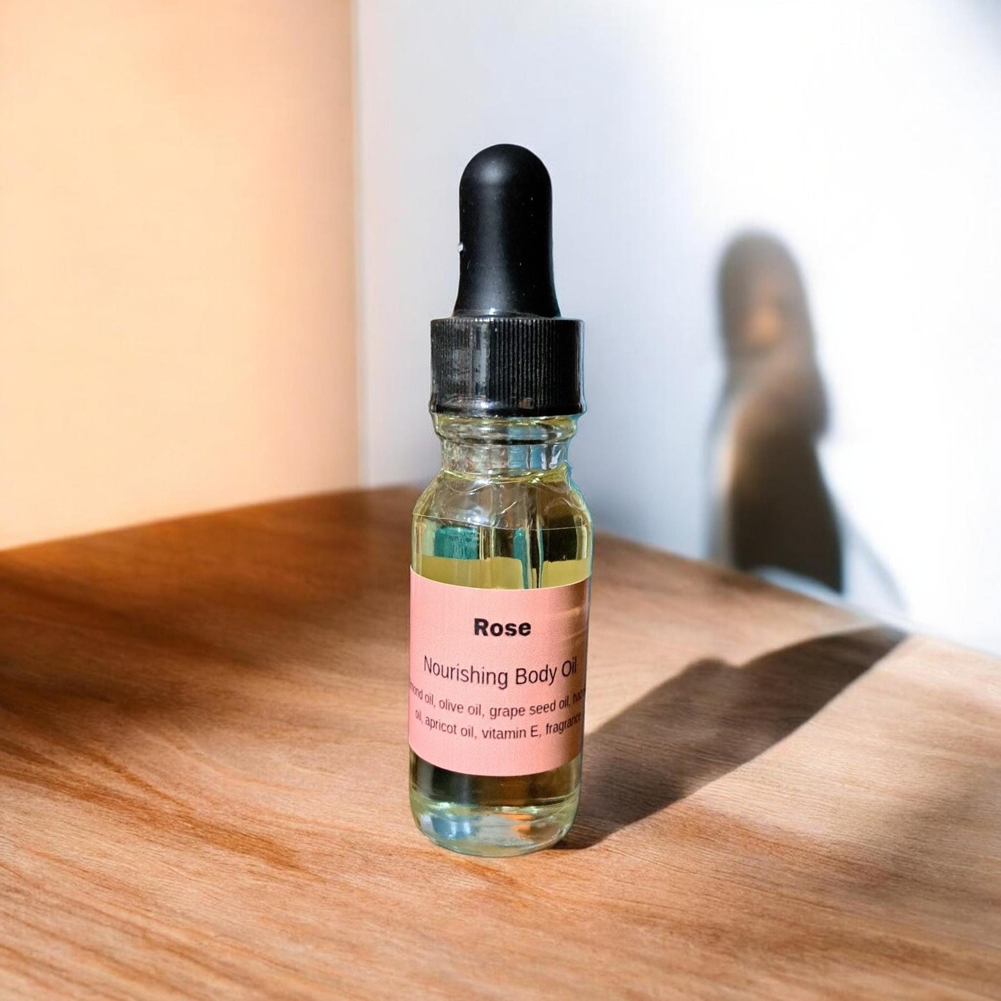 Rose Body Oil - Floral Body Oil - Romance Gift - Romantic Bath - Rose Lover
