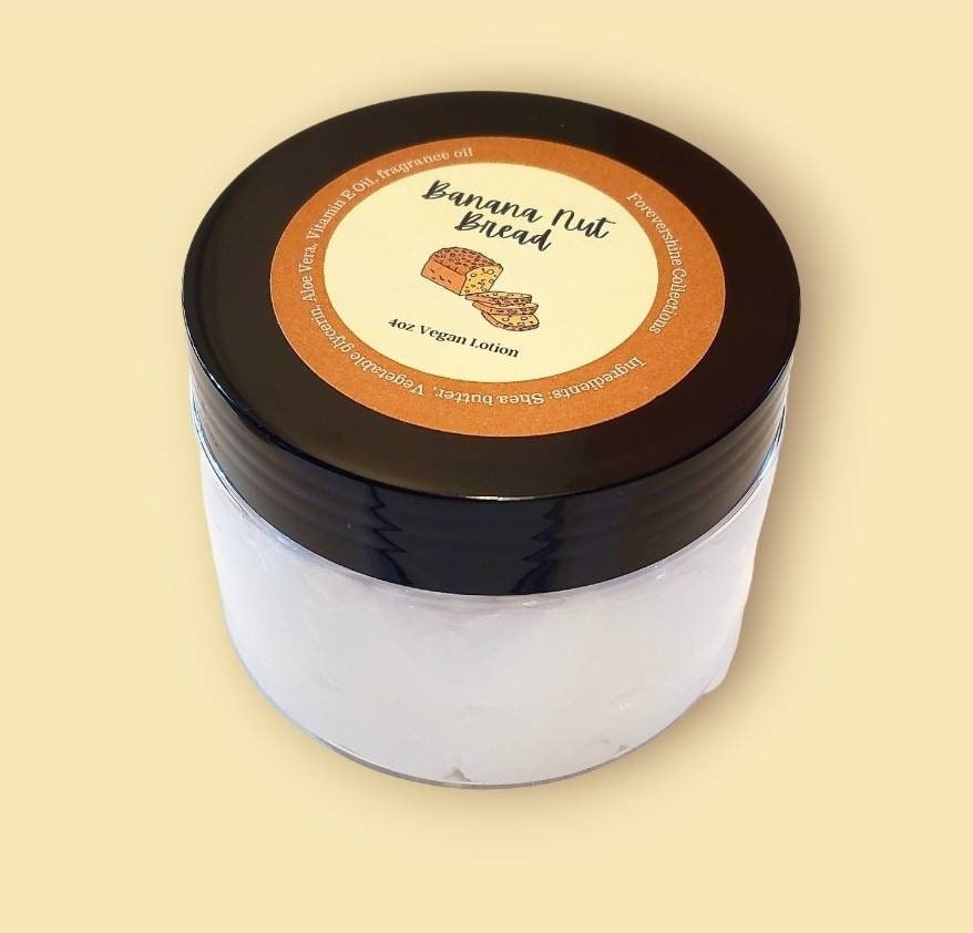 Banana Nut Bread Vegan Lotion 4oz - Bakery Scented