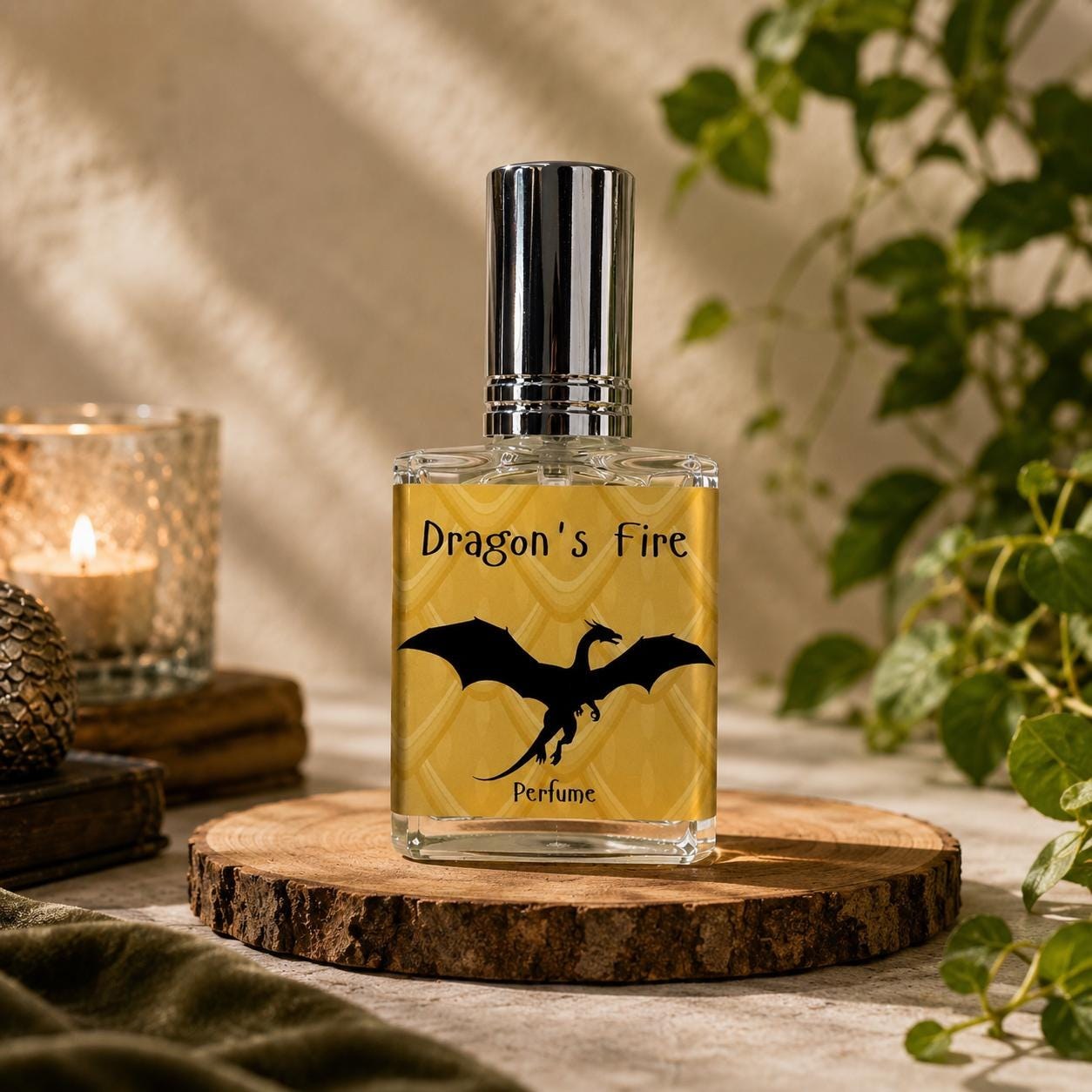 Dragon's Fire Perfume  - Unisex Scented Perfume - Clean Perfume - Egyptian Musk Scented