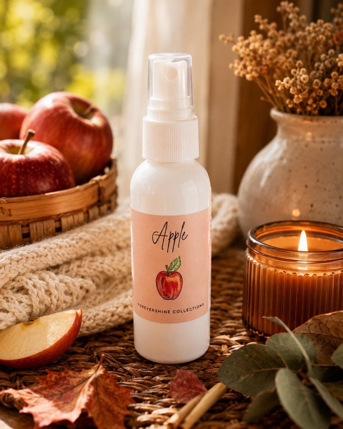 Apple Room Spray - Apple Linen Spray - Apple Scented Spray - Apple Gifts - Apple Lover- Apple Teacher Gifts