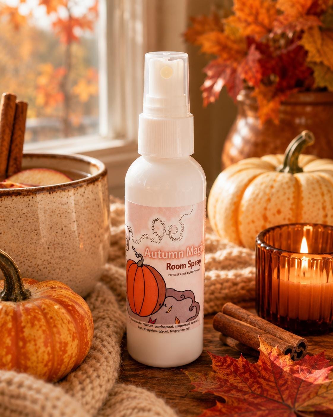 Autumn Magic Room Spray - Fall Linen Spray - Pumpkin Scented Spray - Fall Scents - Halloween Scents