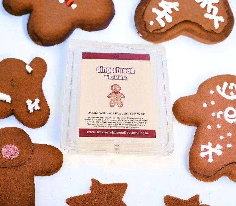 Gingerbread Scented Wax Melts - Christmas Sweet Aroma