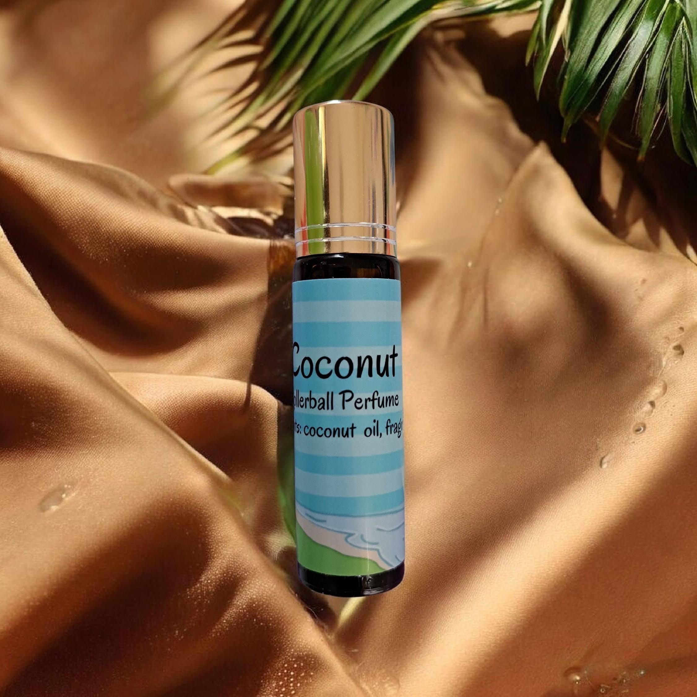 Coconut Shea Scented Roller Ball Perfume: Coconut Oil Infused - Coconut Perfume