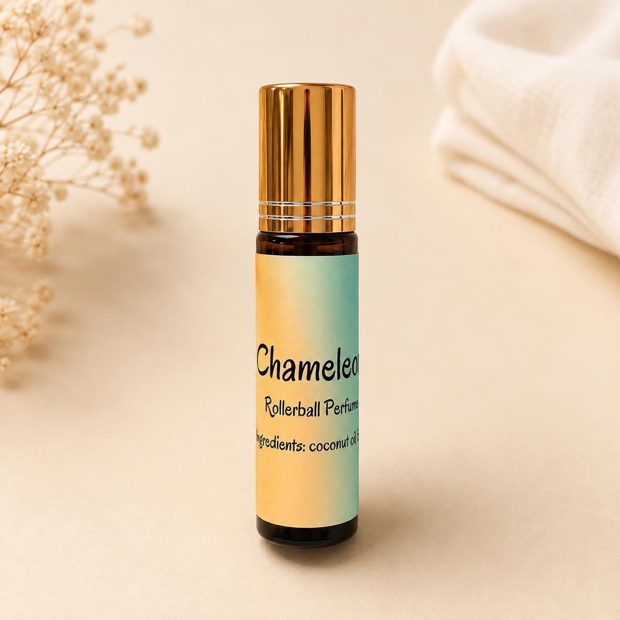Chameleon Roller Ball Perfume: Coconut Oil Infused