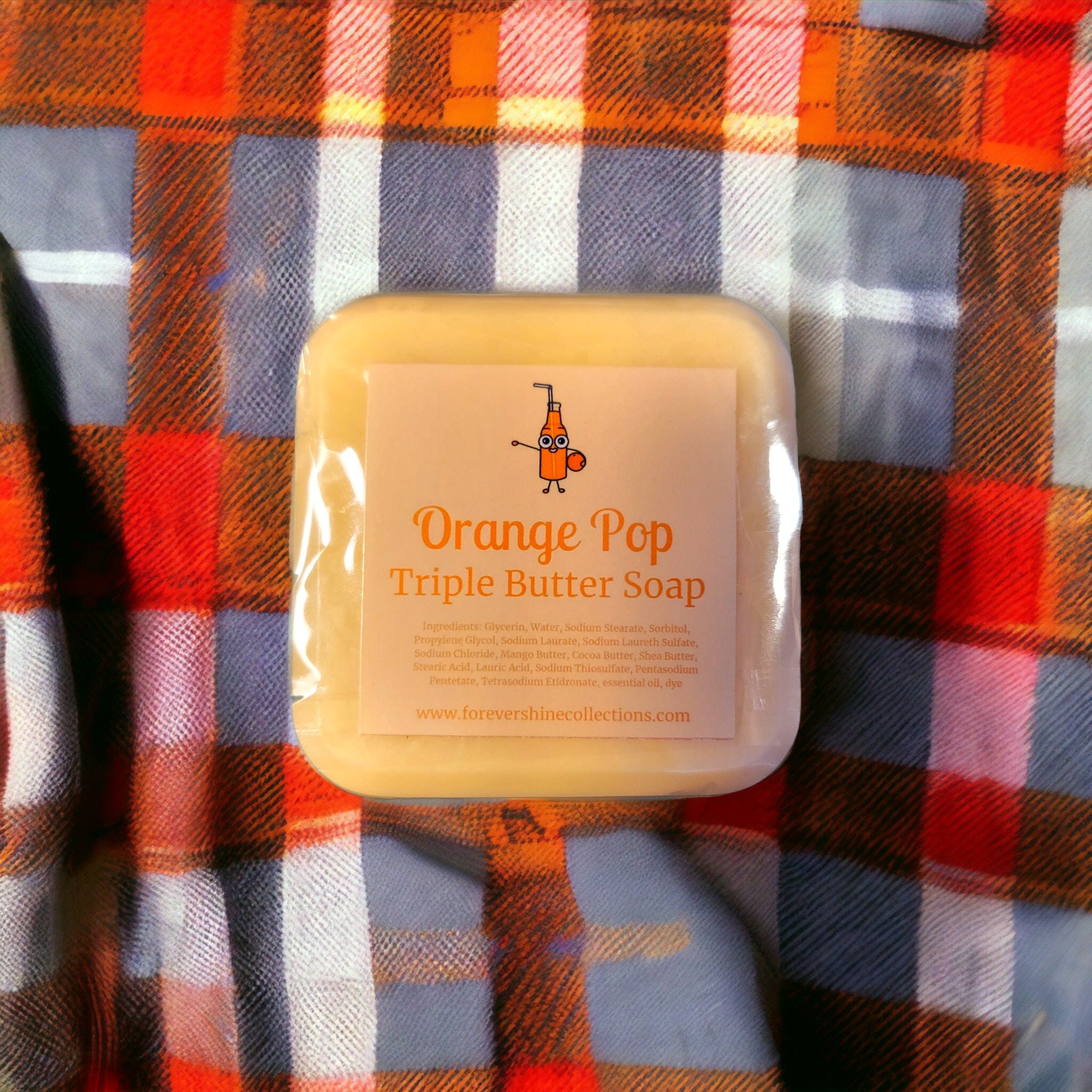 Orange Soda Scented Soap: 2oz Citrus Soap Bar