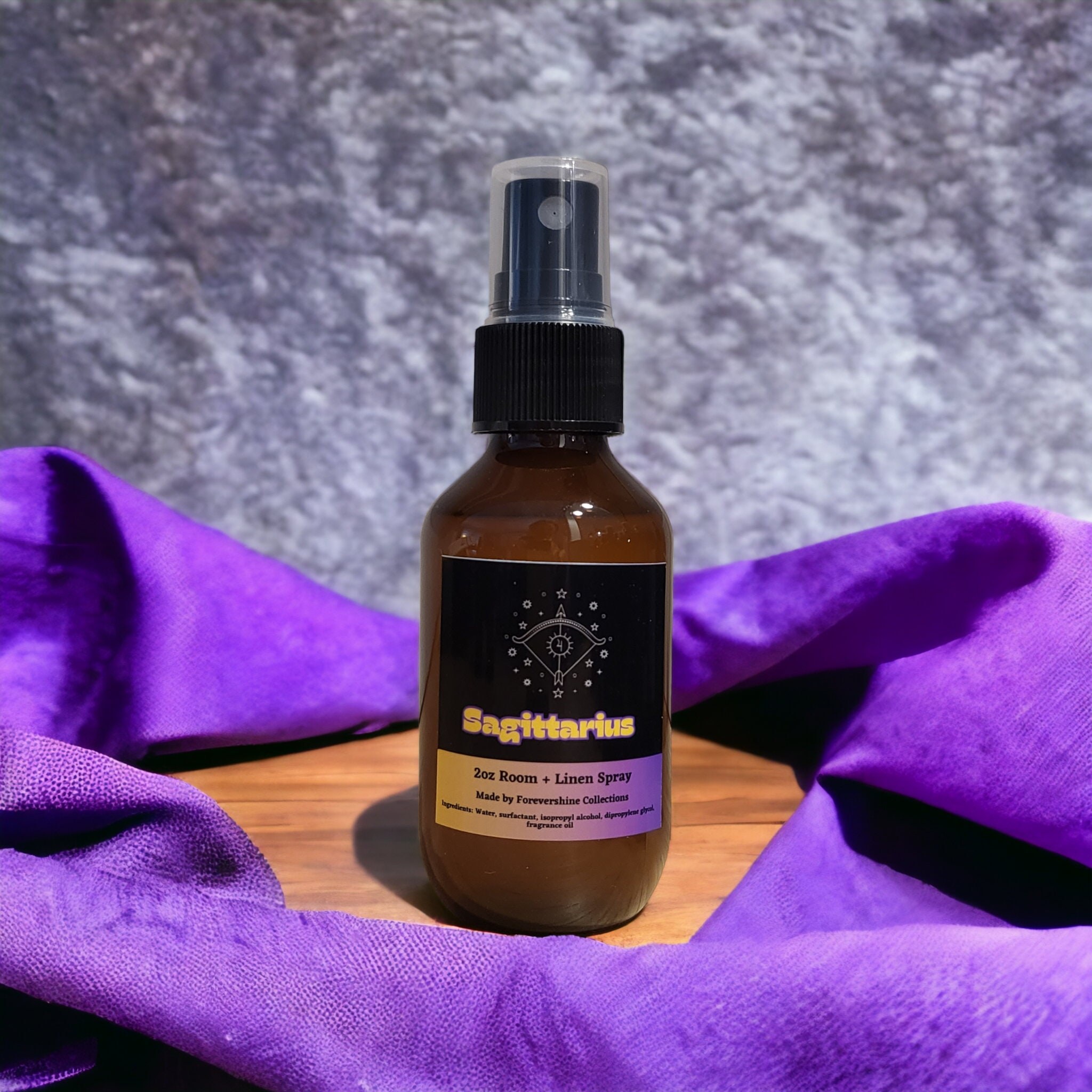 Sagittarius Zodiac Room Spray: Sweet Vanilla Scent (2oz)