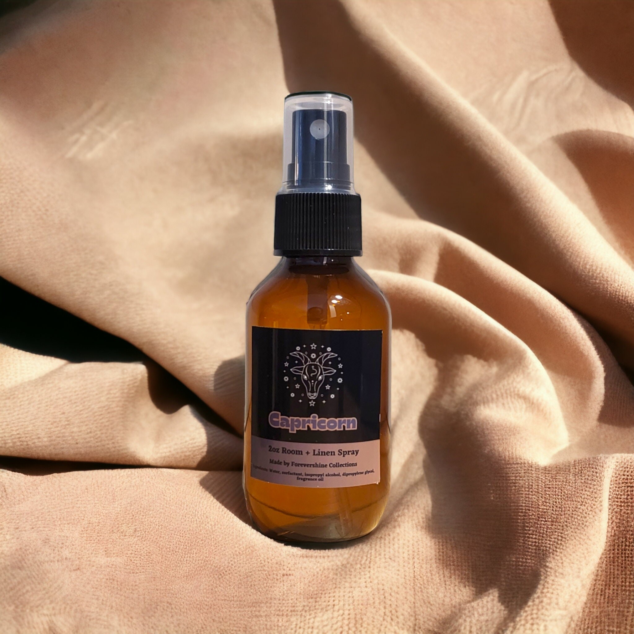 Capricorn Zodiac Room Spray: Clean Scent Air Freshener (2oz)