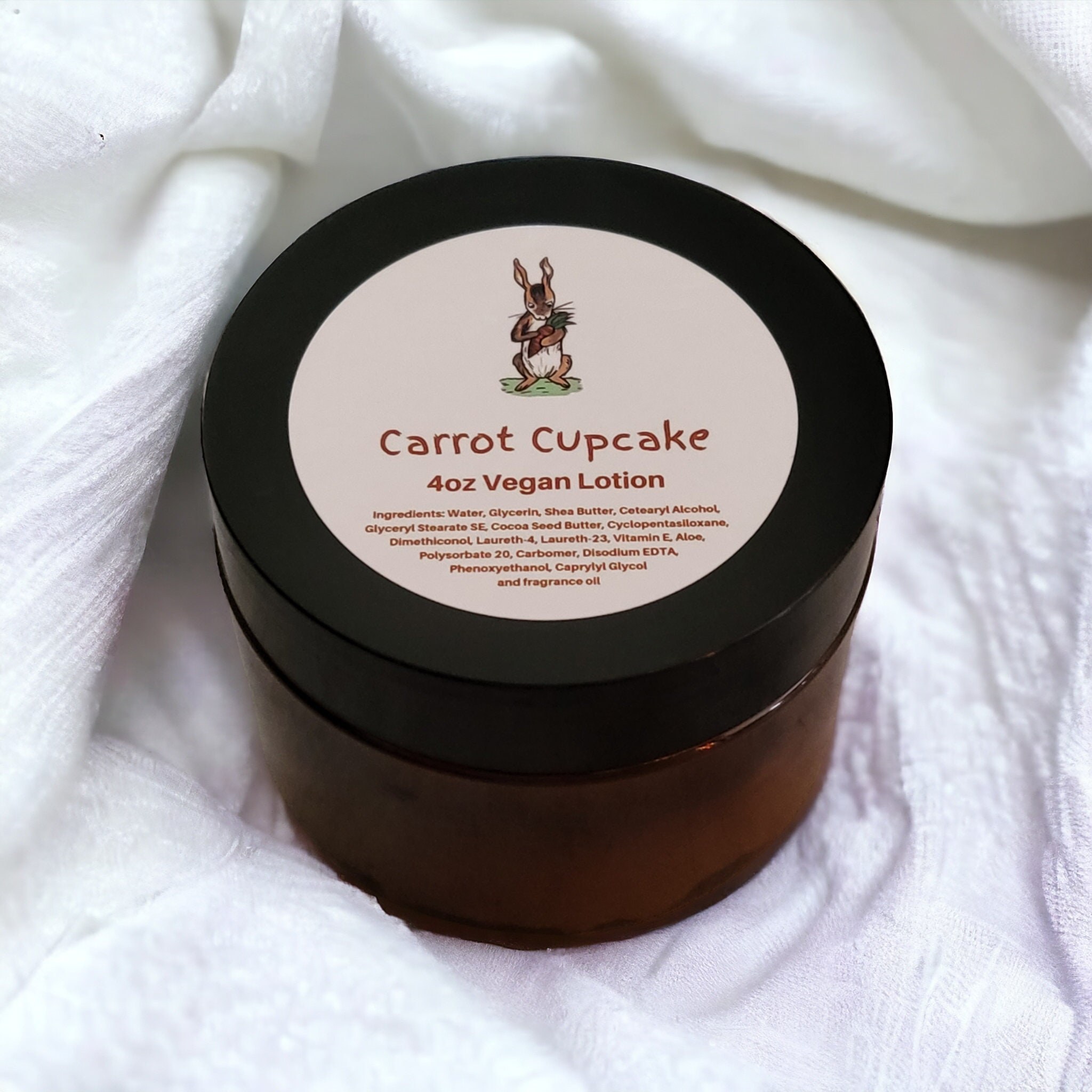 Carrot Cupcake Vegan Lotion 4oz - Carrot Cake Scented