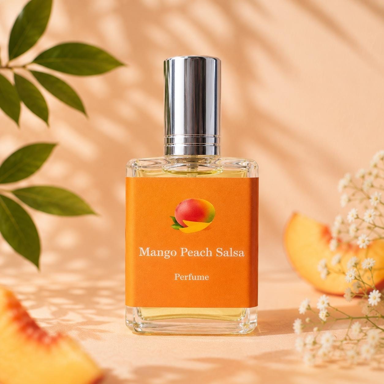 Mango Peach Salsa Perfume: Citrus, Strawberry, Cherry Spice Scent 15ml