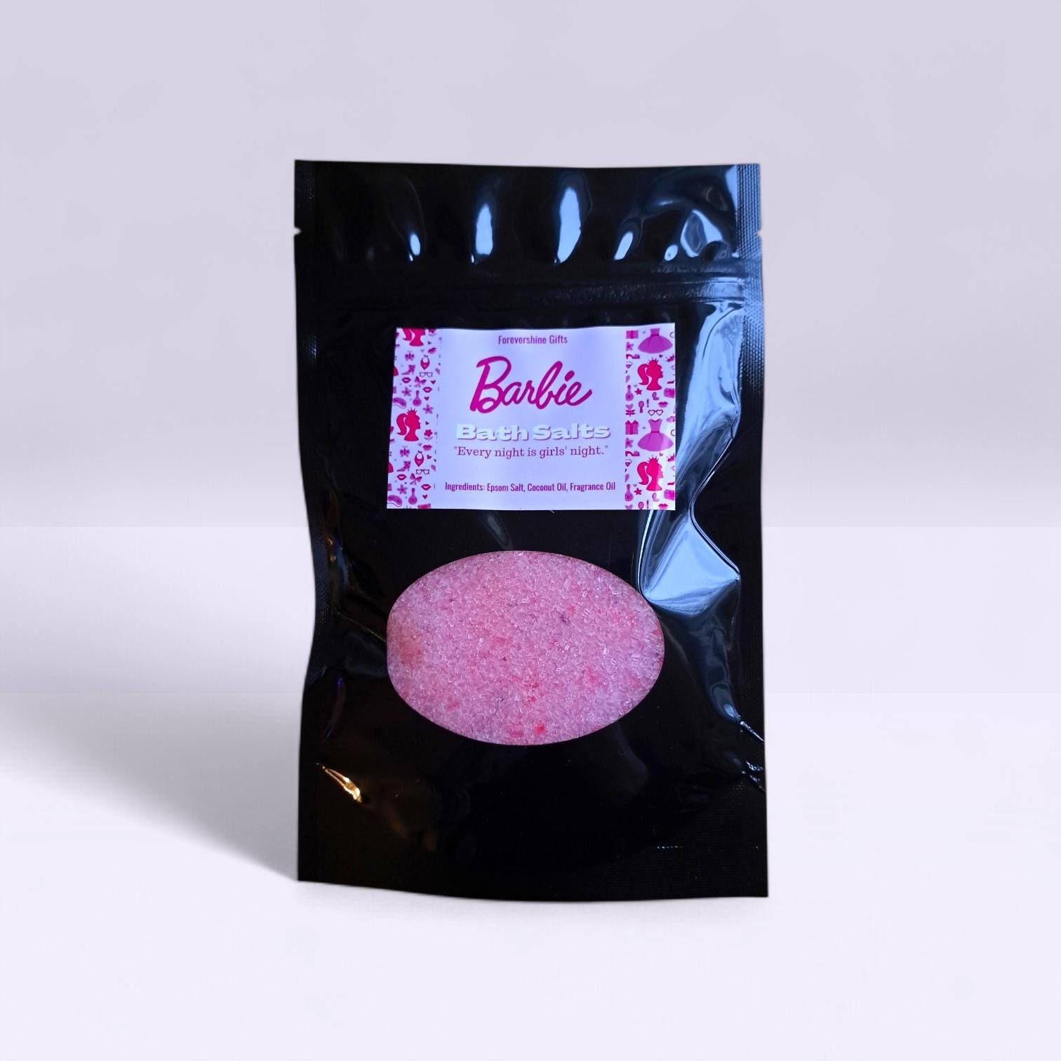 Barbie Bath Salts: Berry. Citrus and Vanilla Pink Bath Salts