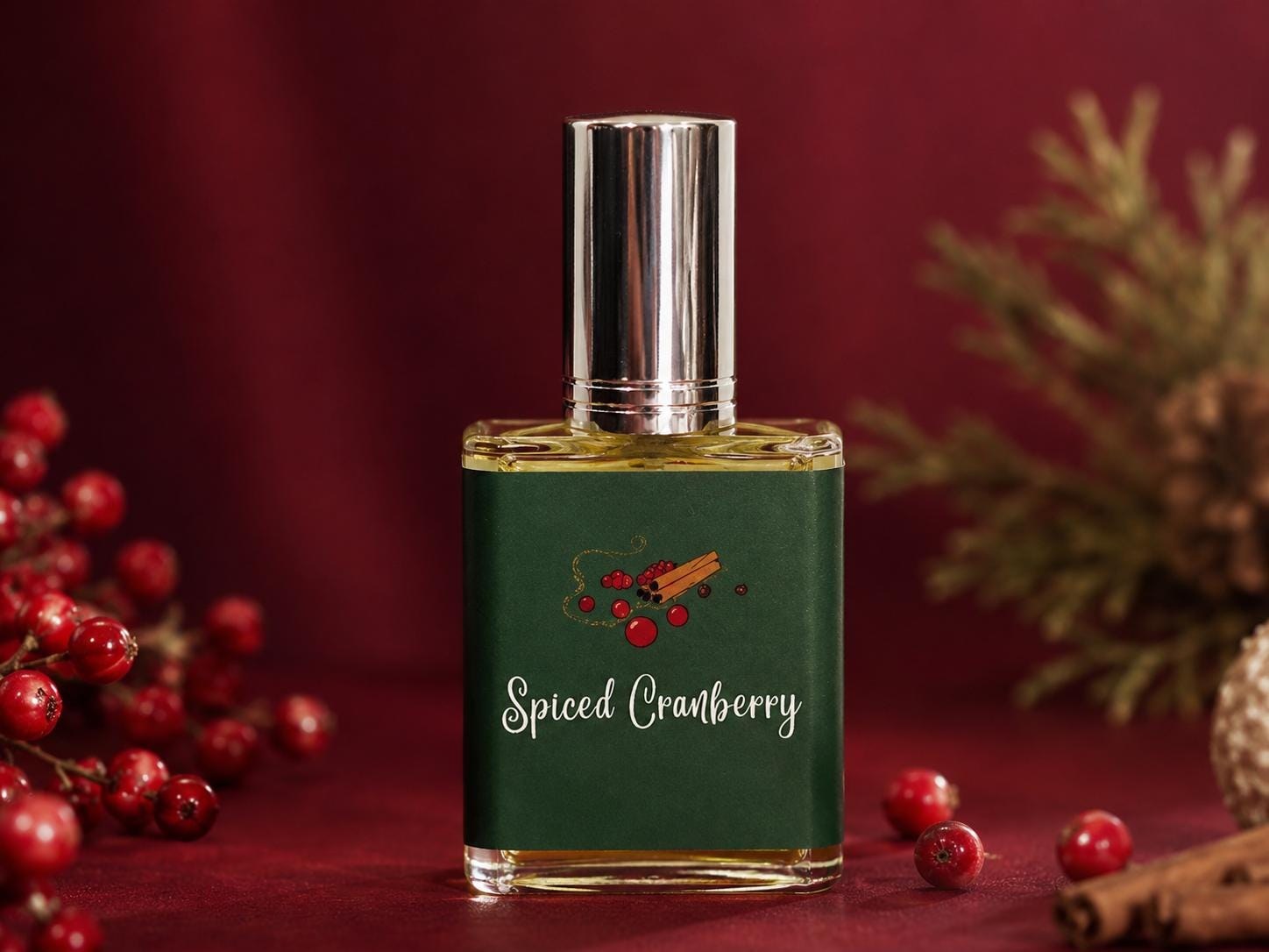 Spiced Cranberry Perfume: Cinnamon Scented (15ml)