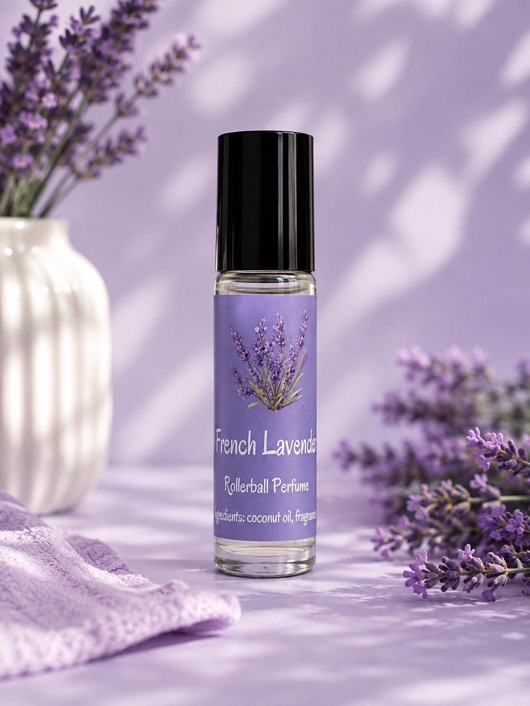French Lavender Roll On Perfume Oil - Calming Scent