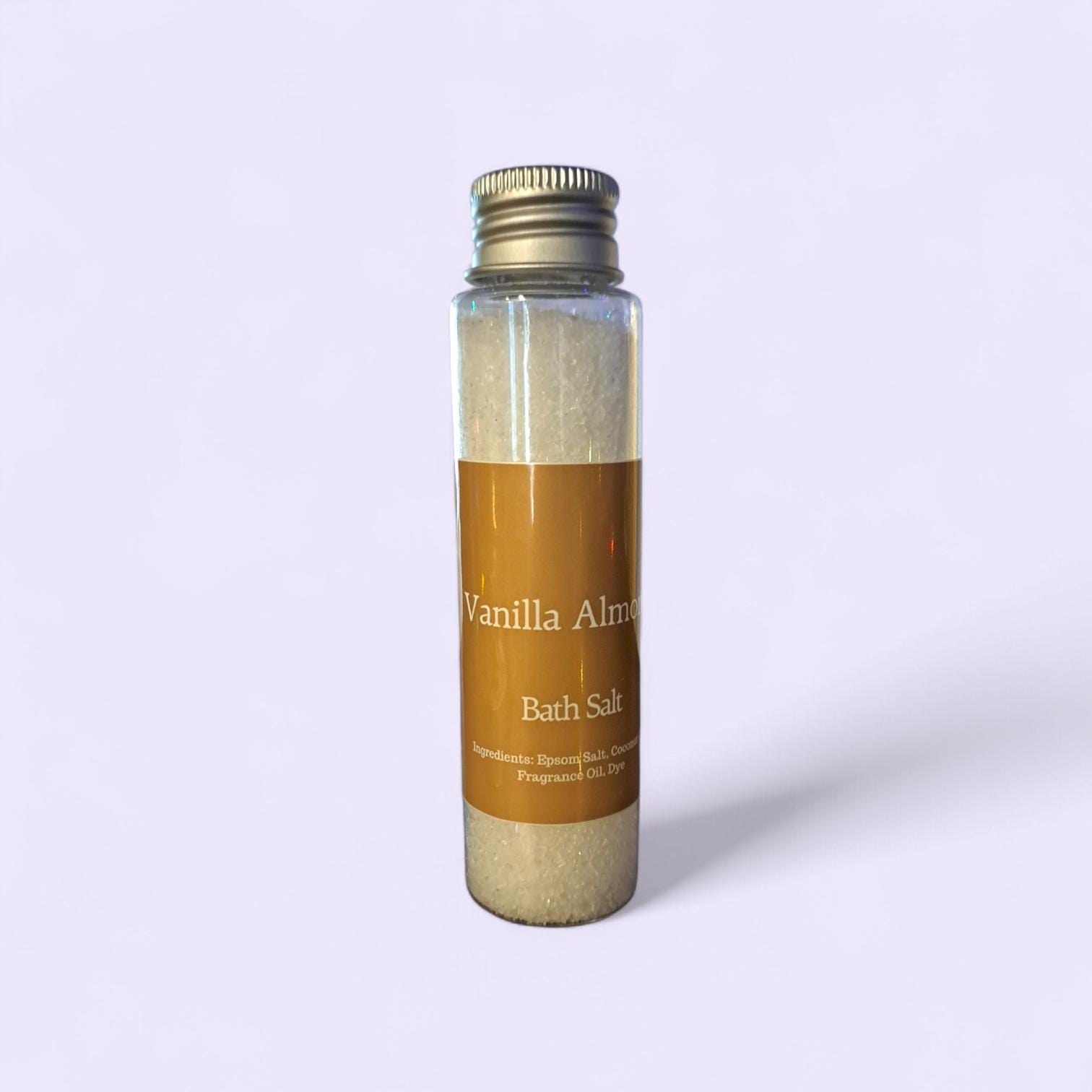 Vanilla Almond Bath Salts: One Time Use