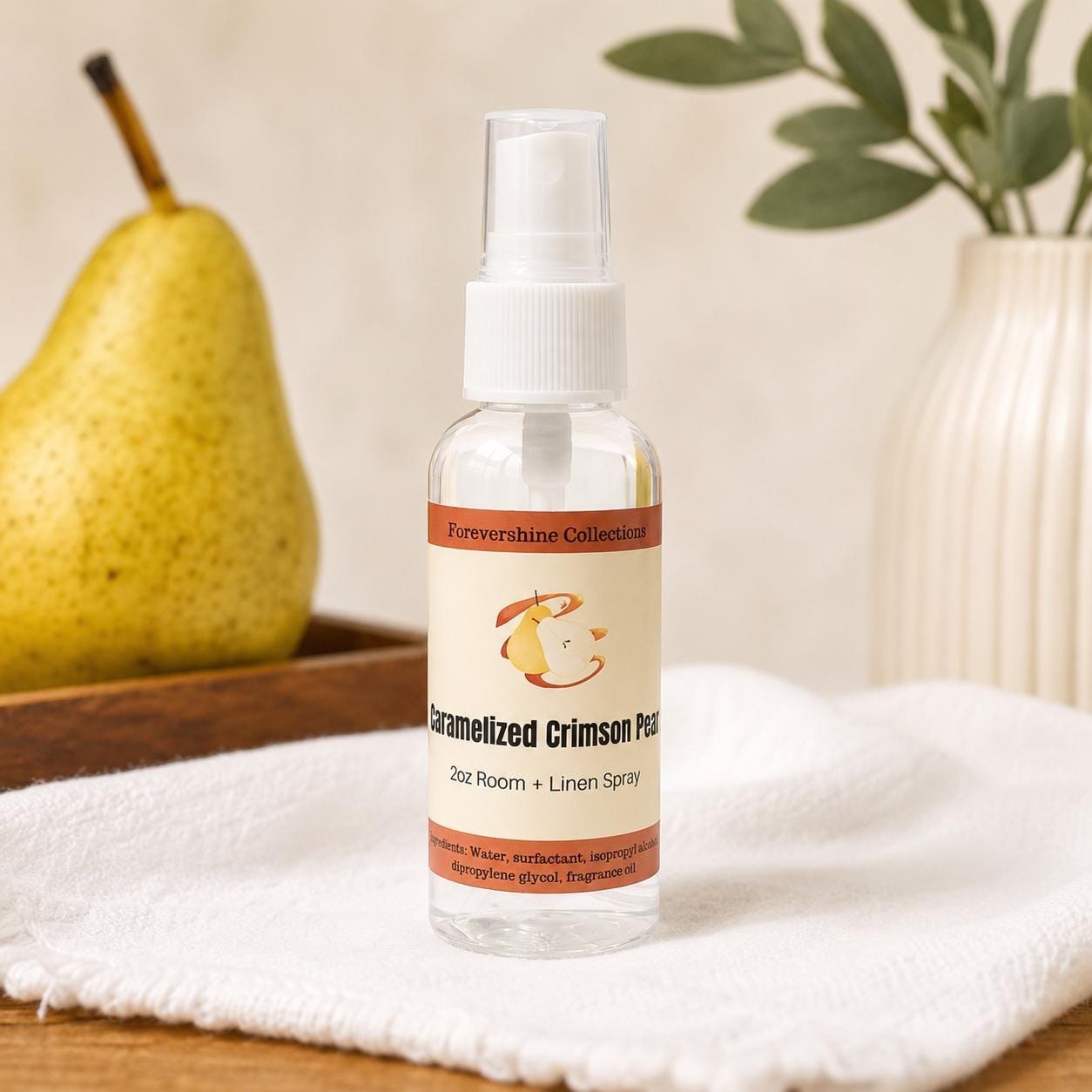 Caramelized Crimson Pear Room Spray - Fall Scent - 2oz