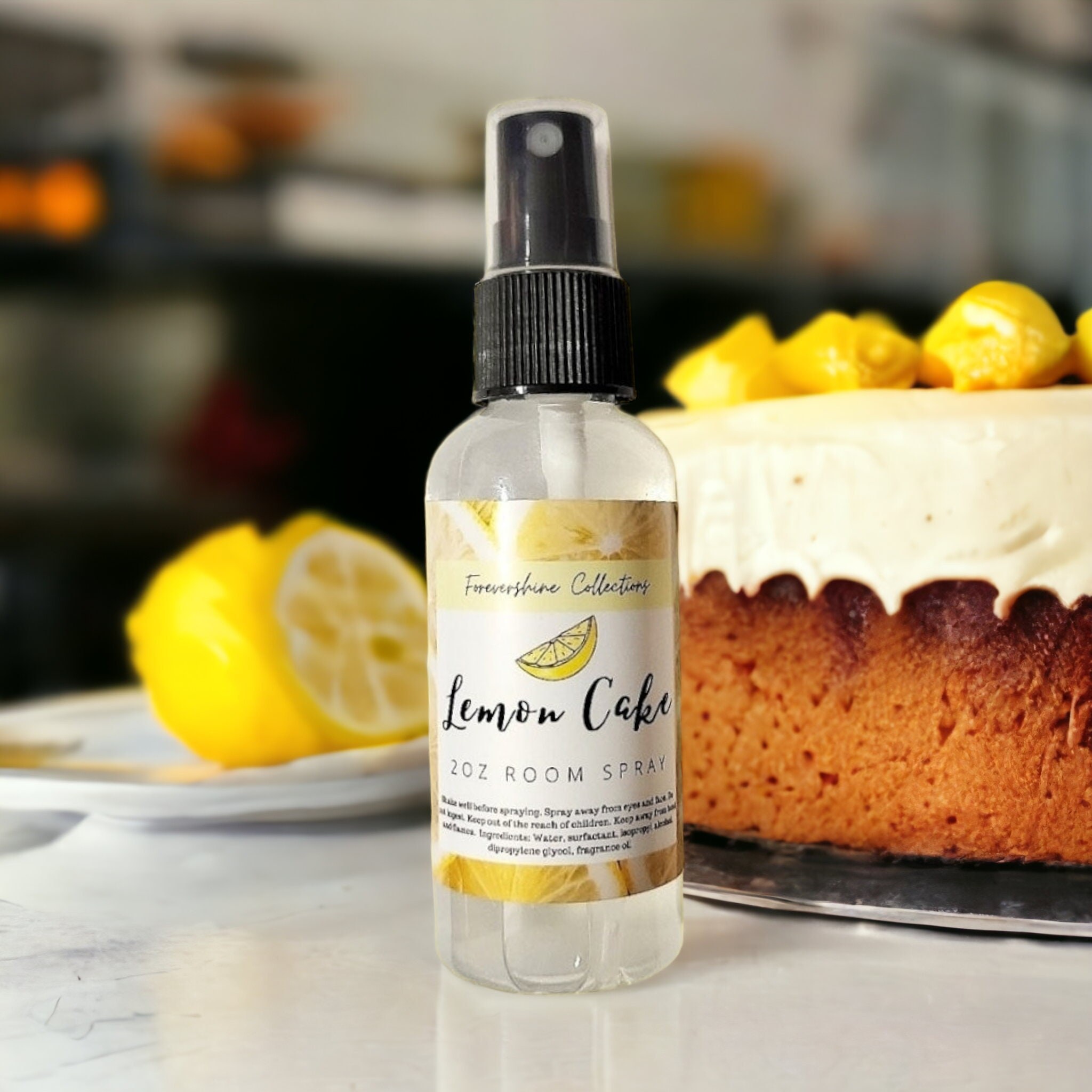 Lemon Cake Scented Room Spray - Sweet Bakery Scents (2oz)