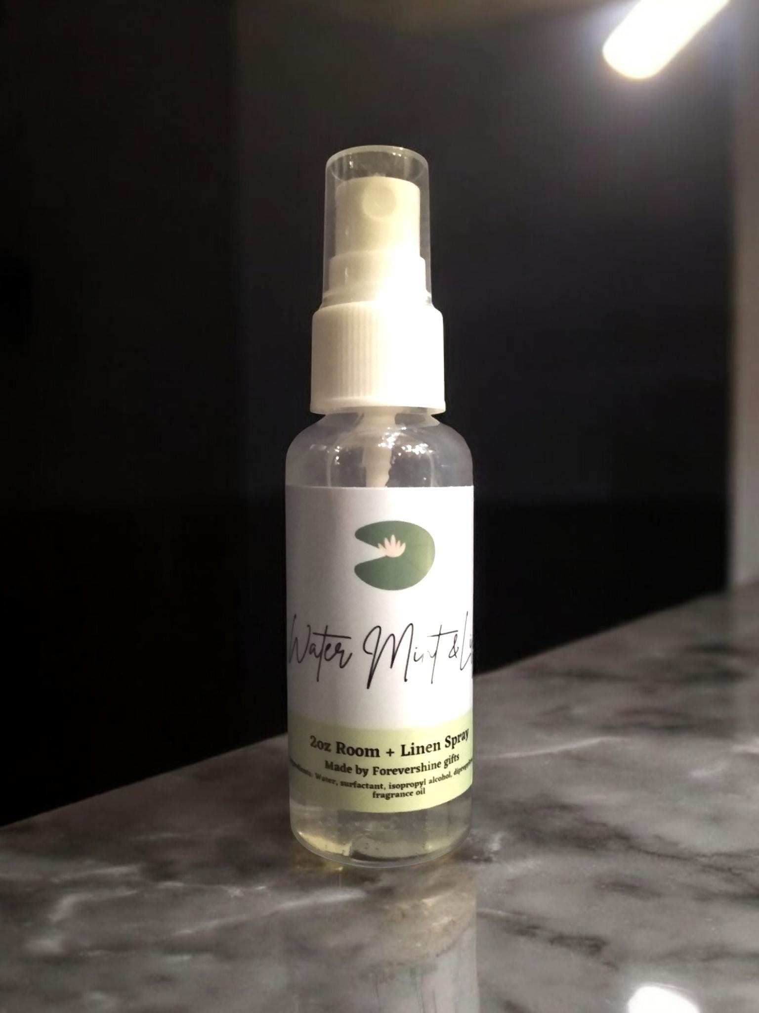 Lily and Mint Scented 2oz Room Spray - Fresh Linen Spray