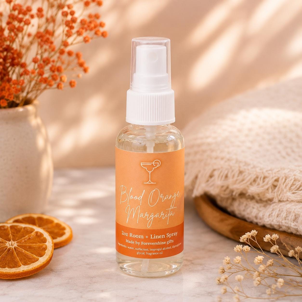 Blood Orange Margarita Scented Room & Linen Spray - 2oz