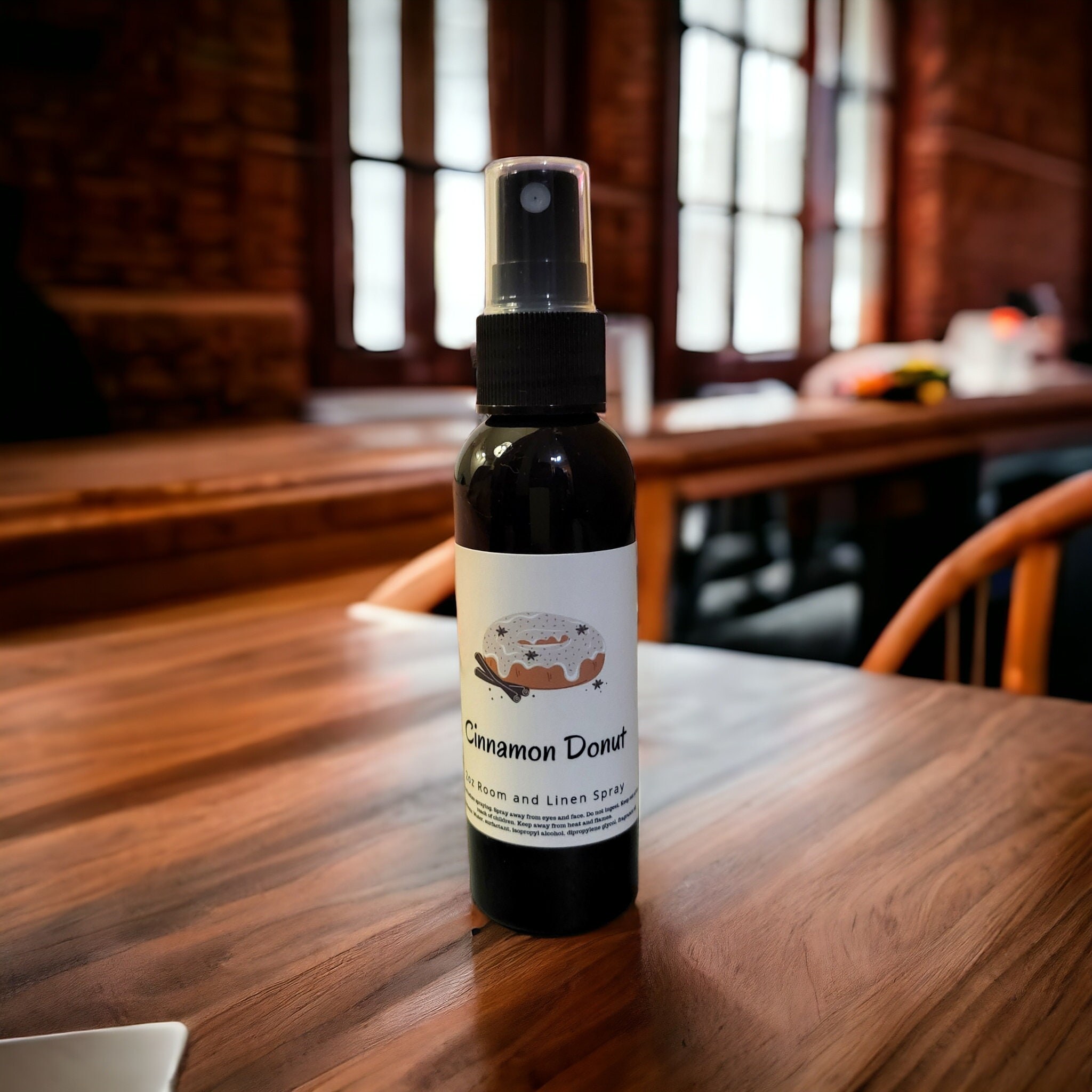 Cinnamon Donut Scented Room Spray - Baked Cake Aroma (2oz)