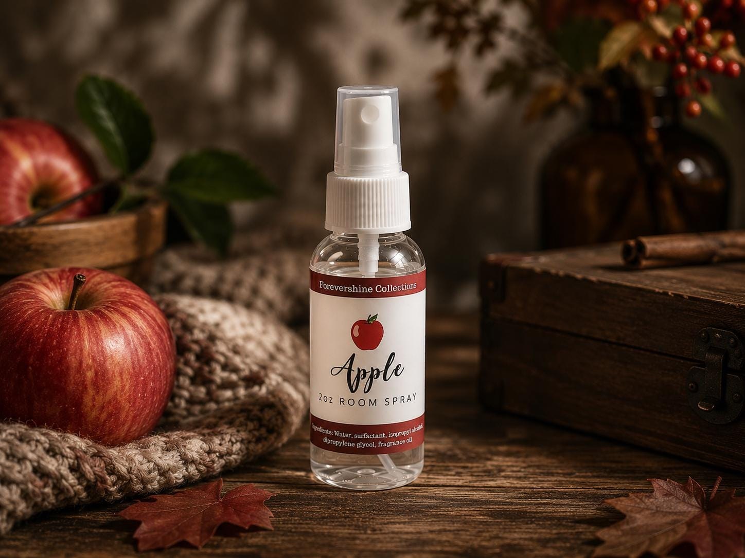 Crisp Apple Room & Linen Spray - 2oz Bottle