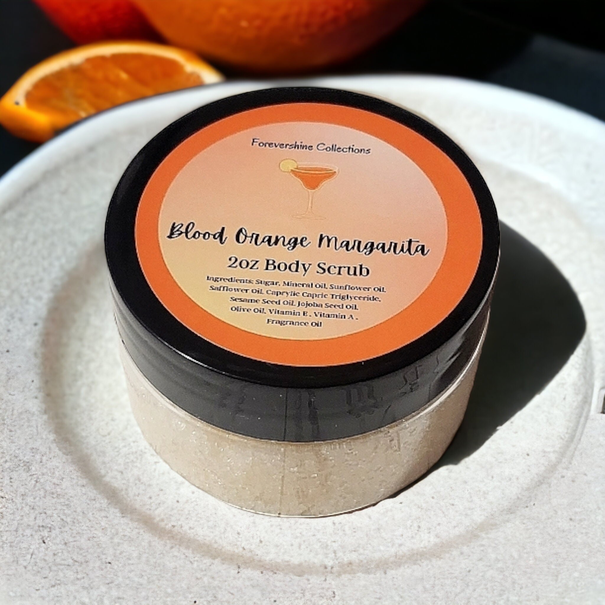 Blood Orange Margarita Sugar Body Scrub - 2oz Jar