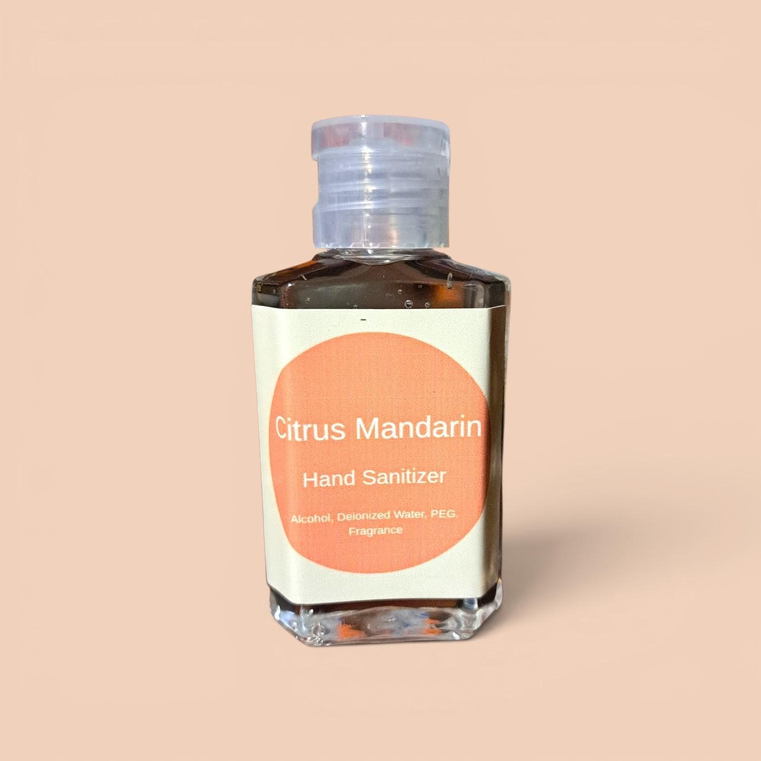 Citrus Mandarin Hand Sanitizer - Citrus Scented - Citrus Gifts, handmade by Forevershine Gifts