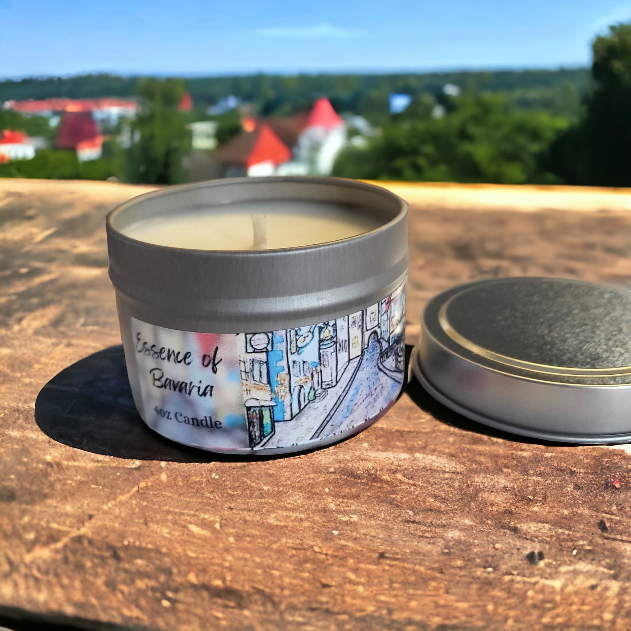 Essence of Bavaria Candle: Beer & Bread Scented - 4oz Travel Candle