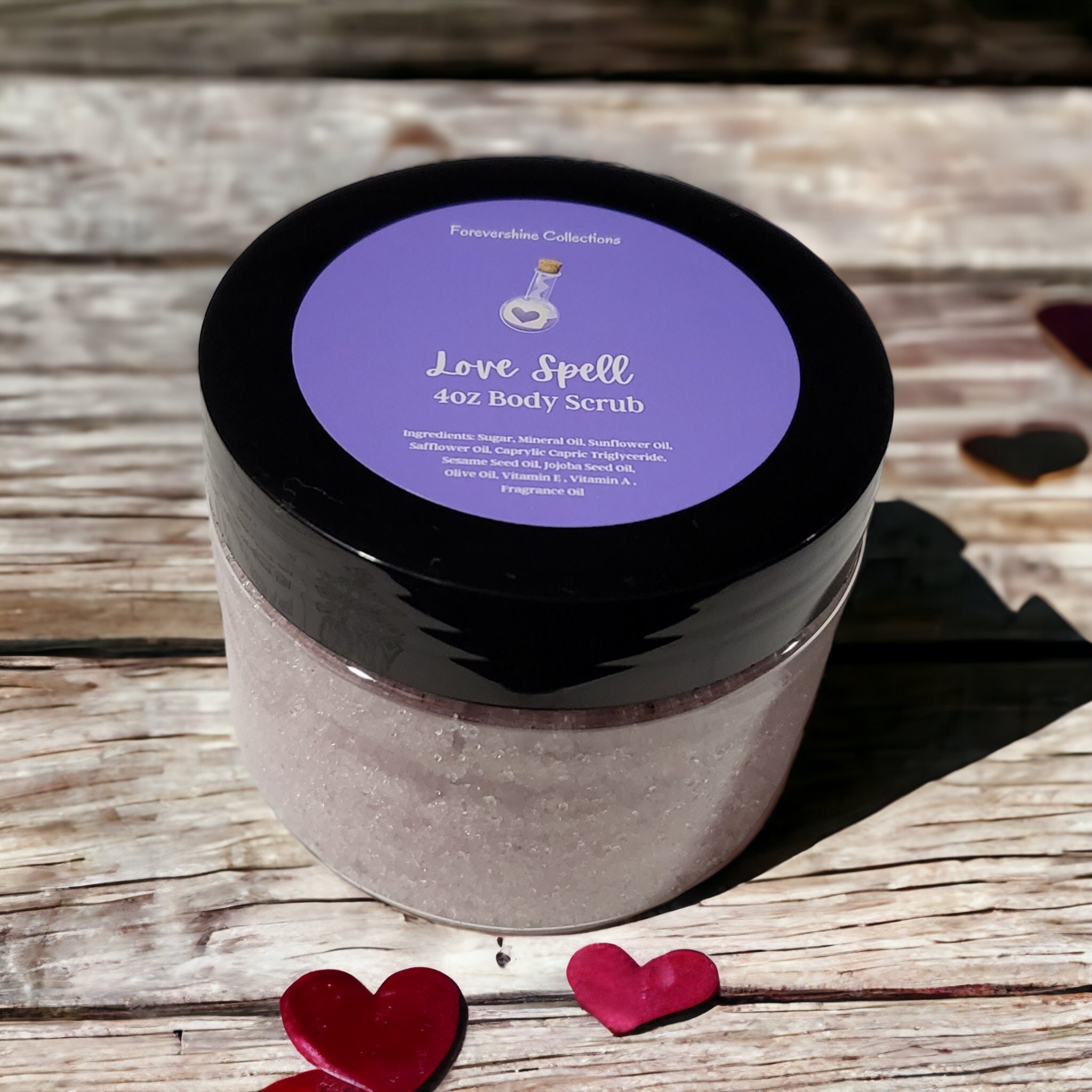 Love Potion Sugar Body Scrub: Fruity Scented (4oz)