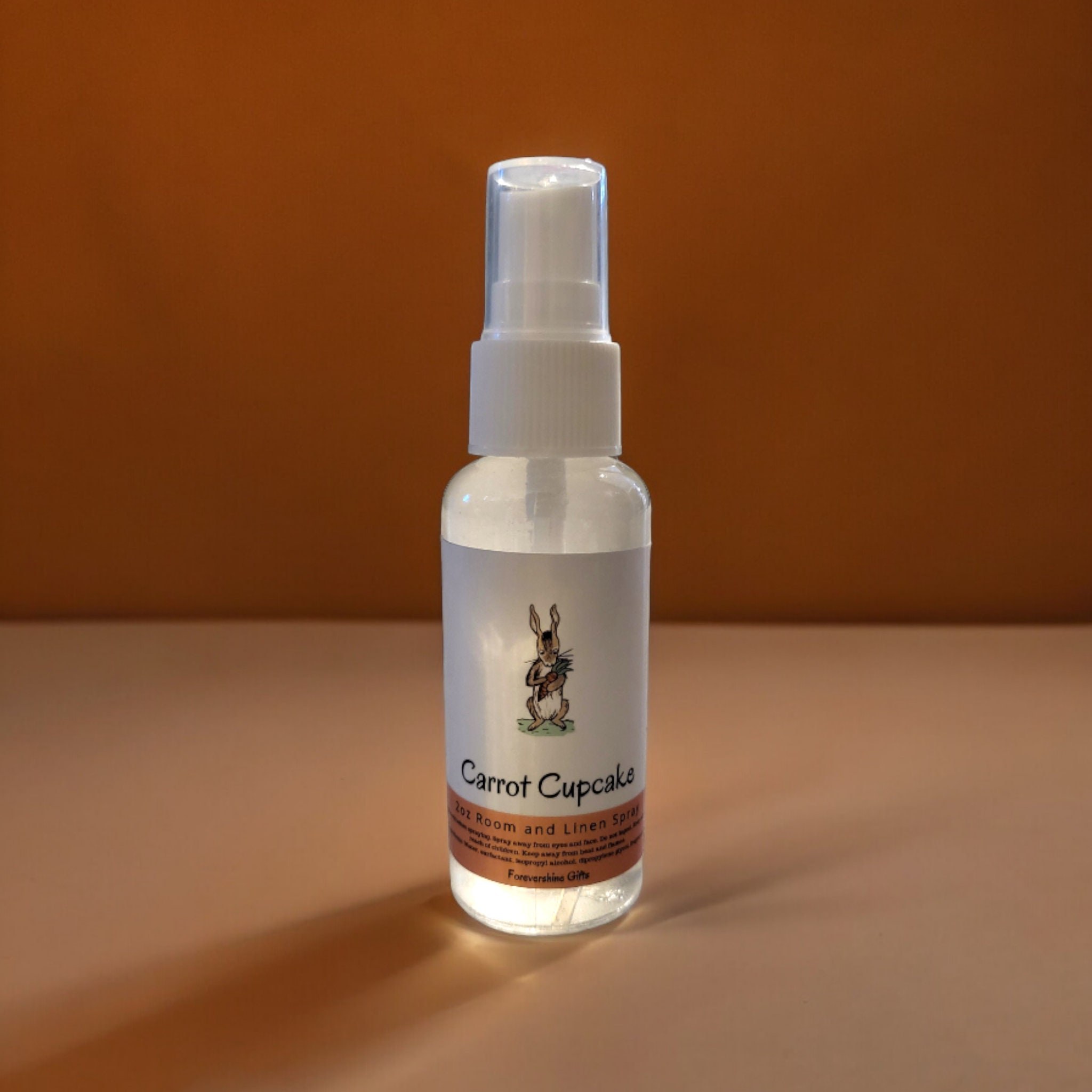 Carrot Cupcake Room Spray - Rabbit Linen Spray - Carrot Cake Scented Spray - Carrot Gifts - Pooh Gifts
