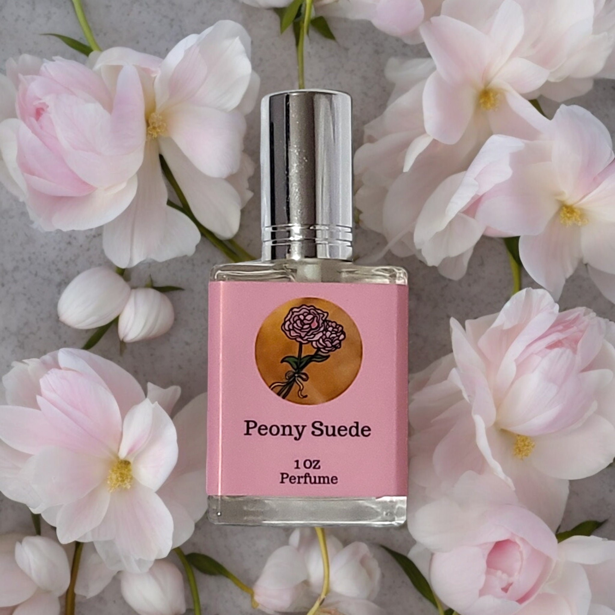 Peony Suede Perfume: Floral Scented, Blush Suede