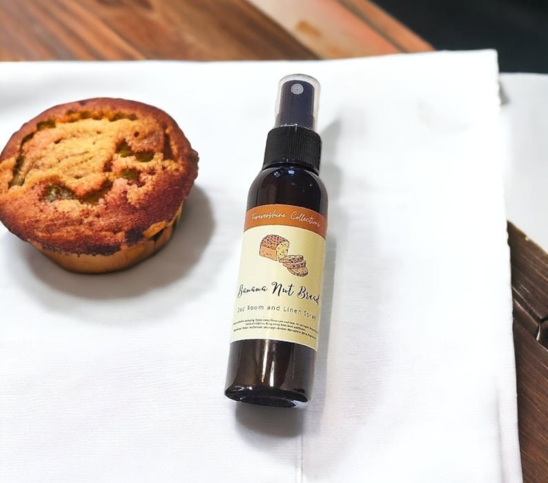Banana Nut Bread Room Spray - Sweet Bakery Scent (2oz)