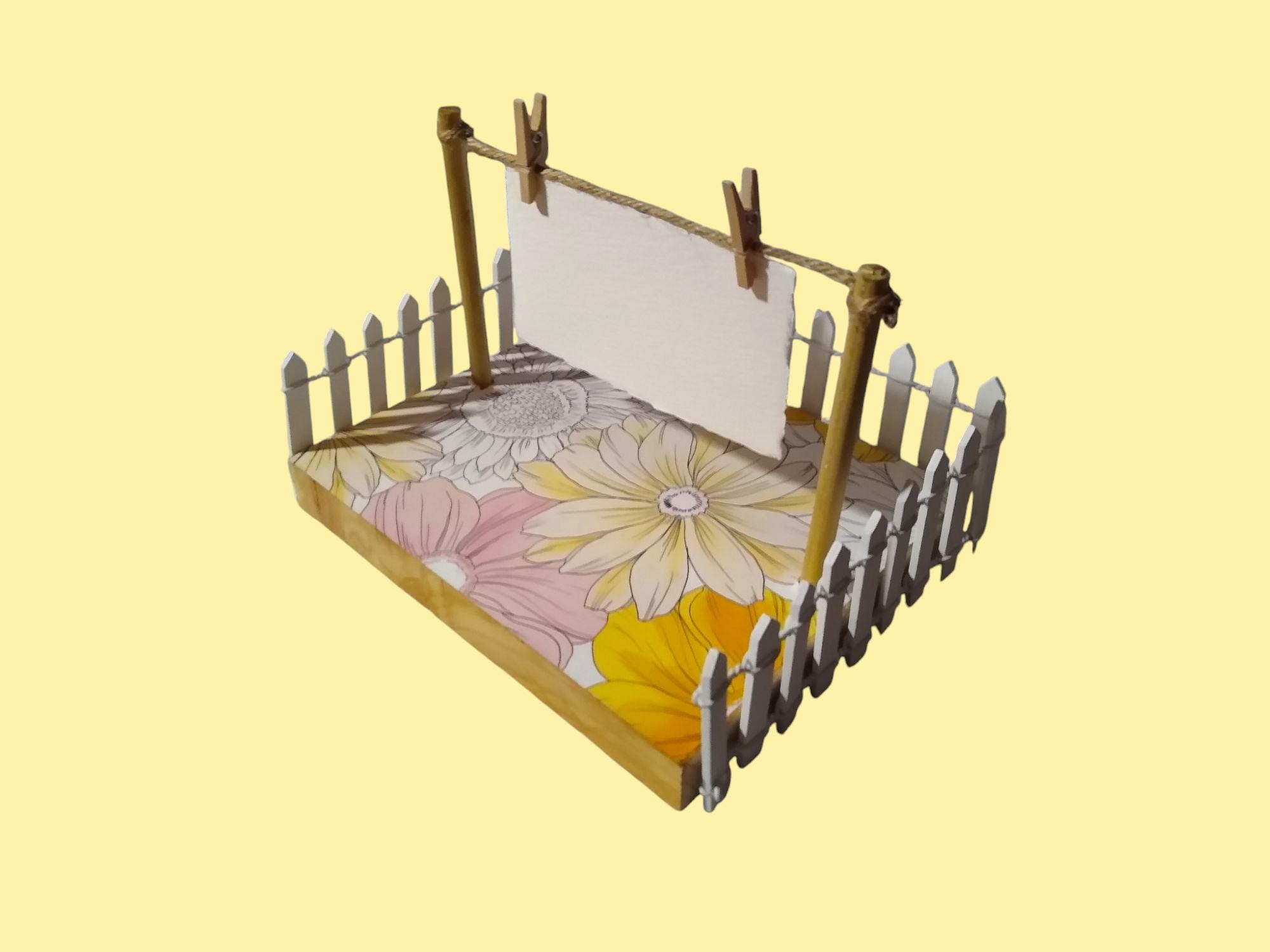 Handcrafted Clothesline Aromatherapy Desk Decor: Rustic Country Charm, handmade by Forevershine Gifts