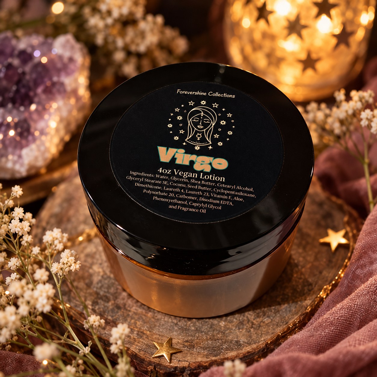 Virgo Lotion - Virgo Gift - Virgo Scented - Astrology Gift, handmade by Forevershine Gifts